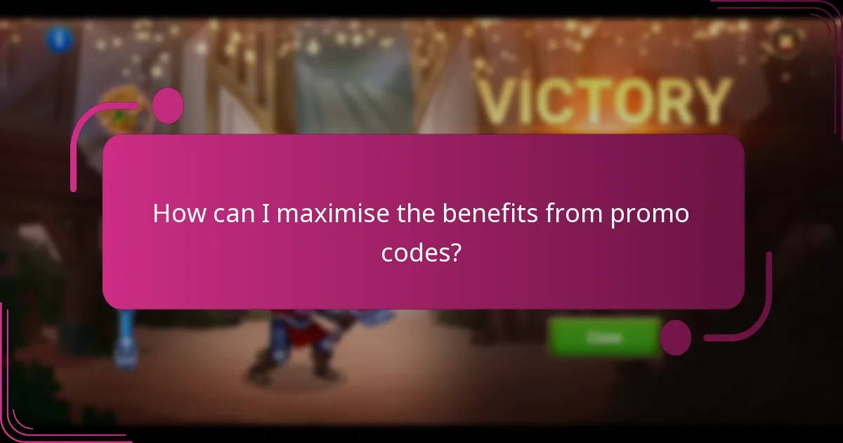 How can I maximise the benefits from promo codes?